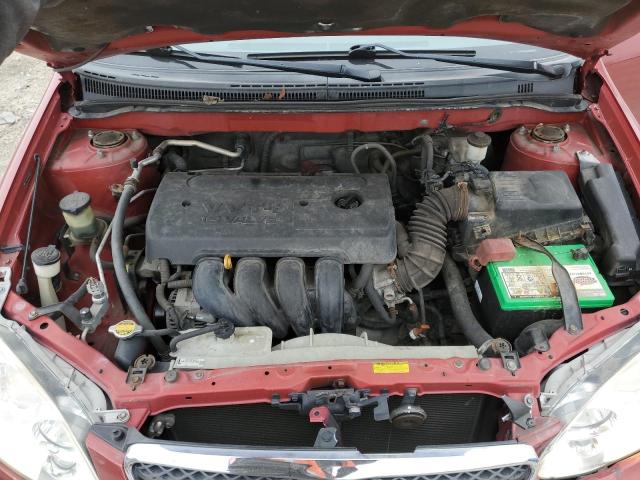 2T1BR32E88C890676 - 2008 TOYOTA COROLLA CE MAROON photo 11