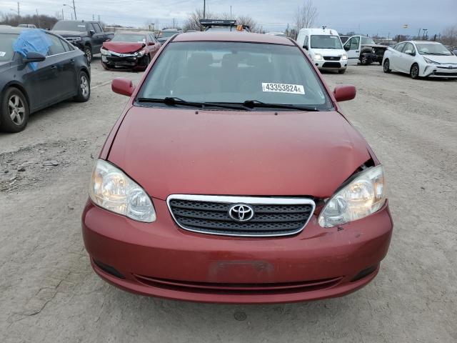 2T1BR32E88C890676 - 2008 TOYOTA COROLLA CE MAROON photo 5