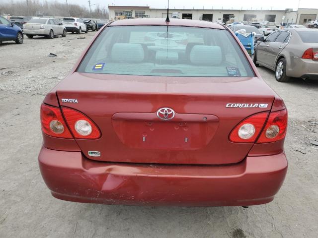 2T1BR32E88C890676 - 2008 TOYOTA COROLLA CE MAROON photo 6