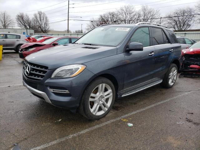 4JGDA5HB3EA426232 - 2014 MERCEDES-BENZ ML 350 4MATIC GRAY photo 1