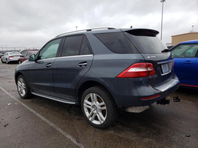 4JGDA5HB3EA426232 - 2014 MERCEDES-BENZ ML 350 4MATIC GRAY photo 2