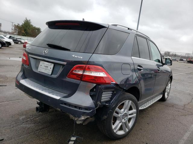 4JGDA5HB3EA426232 - 2014 MERCEDES-BENZ ML 350 4MATIC GRAY photo 3