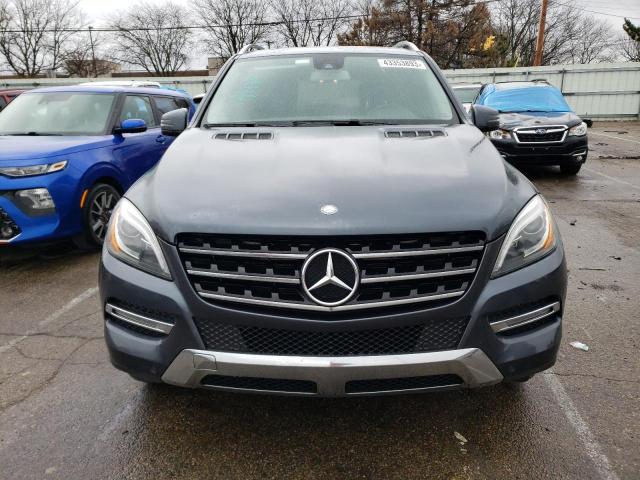 4JGDA5HB3EA426232 - 2014 MERCEDES-BENZ ML 350 4MATIC GRAY photo 5