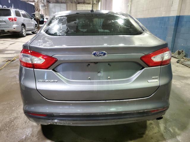 3FA6P0HR6DR290619 - 2013 FORD FUSION SE GRAY photo 6