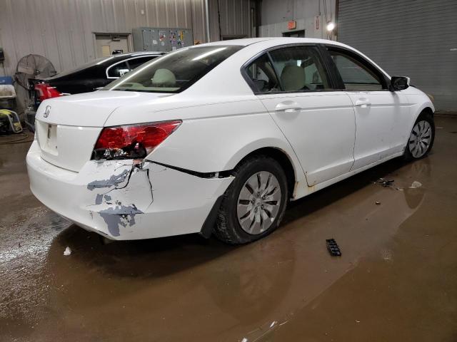 1HGCP26319A069682 - 2009 HONDA ACCORD LX WHITE photo 3