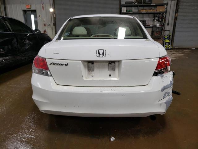 1HGCP26319A069682 - 2009 HONDA ACCORD LX WHITE photo 6