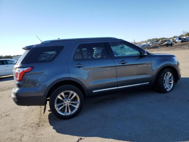 1FM5K8D80JGB73455 - 2018 FORD EXPLORER XLT GRAY photo 3