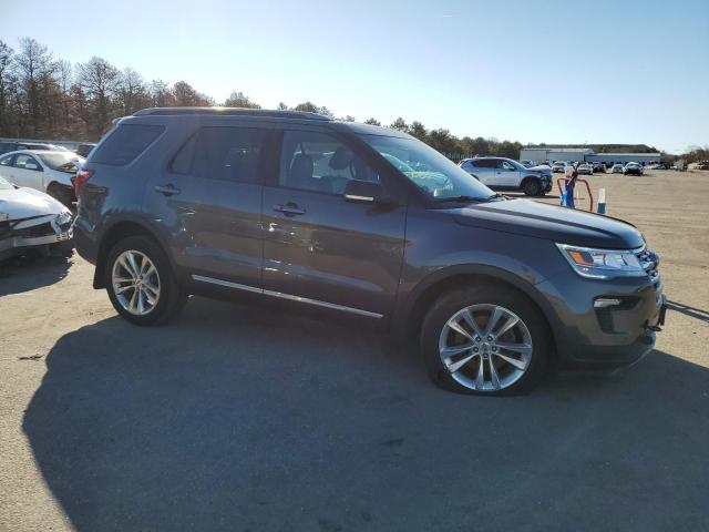 1FM5K8D80JGB73455 - 2018 FORD EXPLORER XLT GRAY photo 4