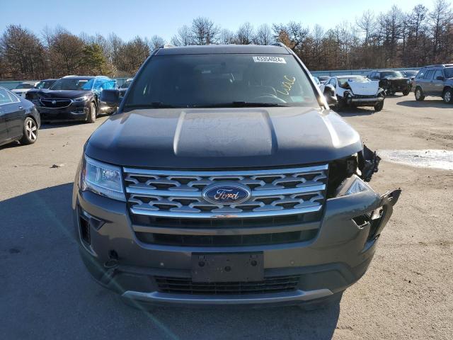 1FM5K8D80JGB73455 - 2018 FORD EXPLORER XLT GRAY photo 5