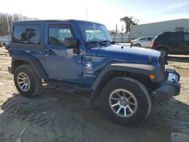 1J4AA5D14AL101151 - 2010 JEEP WRANGLER SAHARA BLUE photo 4