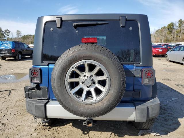 1J4AA5D14AL101151 - 2010 JEEP WRANGLER SAHARA BLUE photo 6