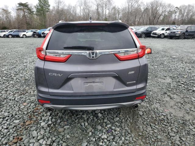 7FARW1H94KE014300 - 2019 HONDA CR-V TOURING GRAY photo 6