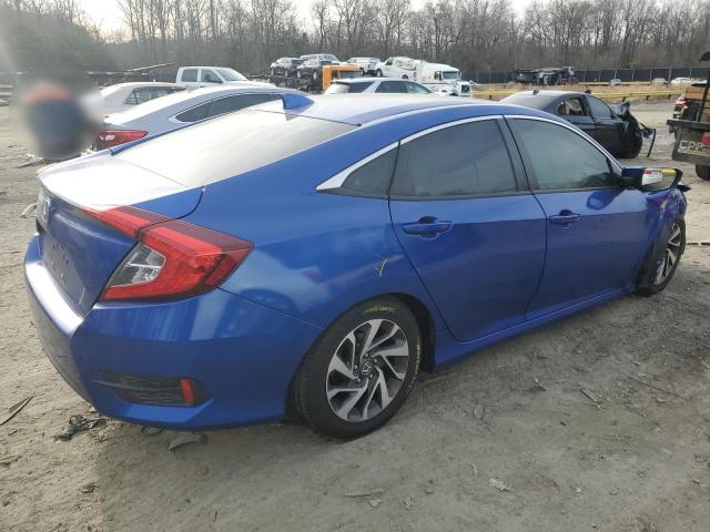 2HGFC2F76HH510704 - 2017 HONDA CIVIC EX BLUE photo 3