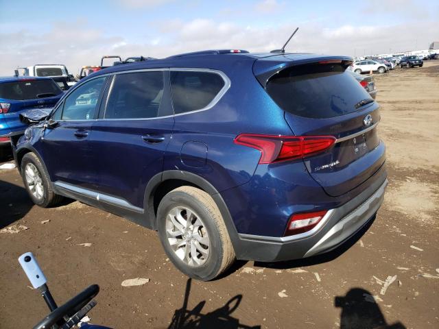 5NMS2CAD7KH090823 - 2019 HYUNDAI SANTA FE SE BLUE photo 2