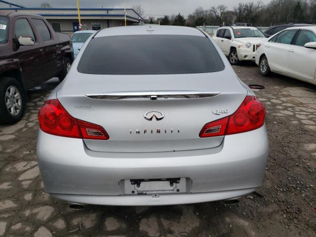 JN1CV6APXFM580262 - 2015 INFINITI Q40 SILVER photo 6