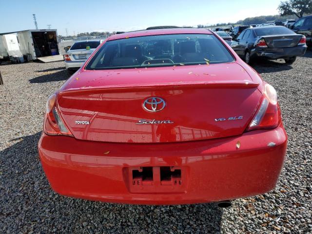 4T1CA38PX4U005360 - 2004 TOYOTA CAMRY SOLA SE RED photo 6