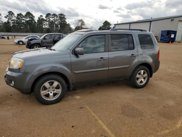 5FNYF3H58BB054993 - 2011 HONDA PILOT EXL GRAY photo 1