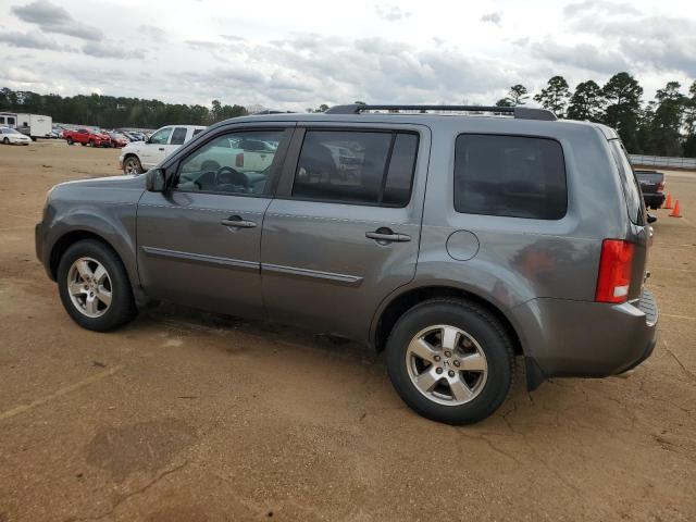 5FNYF3H58BB054993 - 2011 HONDA PILOT EXL GRAY photo 2