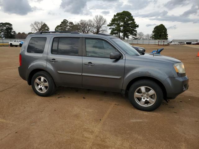 5FNYF3H58BB054993 - 2011 HONDA PILOT EXL GRAY photo 4