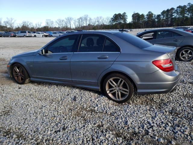 WDDGF4HBXCA606856 - 2012 MERCEDES-BENZ C 250 GRAY photo 2