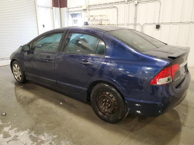 2HGFA1F56AH572933 - 2010 HONDA CIVIC LX BLUE photo 2