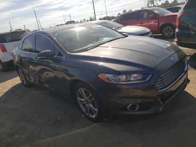 3FA6P0RU6FR177940 - 2015 FORD FUSION TITANIUM HEV GRAY photo 4