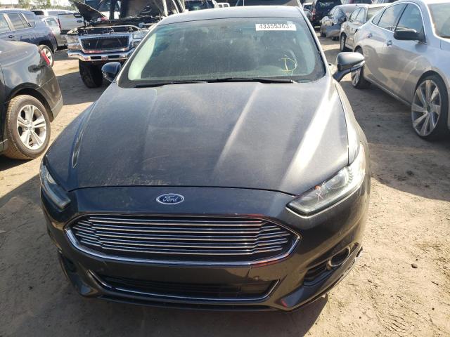 3FA6P0RU6FR177940 - 2015 FORD FUSION TITANIUM HEV GRAY photo 5