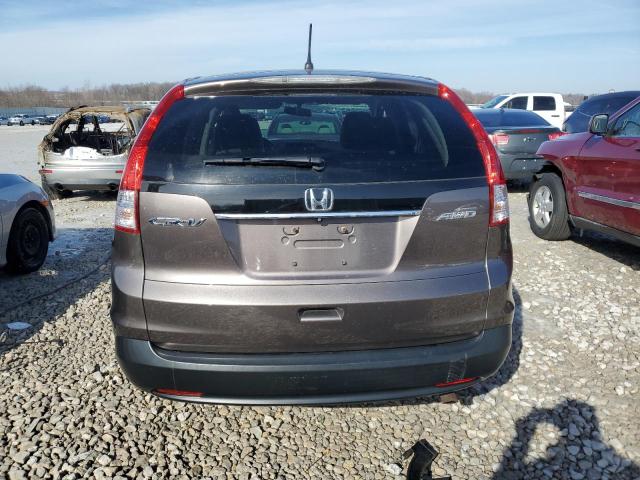 2HKRM4H53EH651863 - 2014 HONDA CR-V EX GRAY photo 6