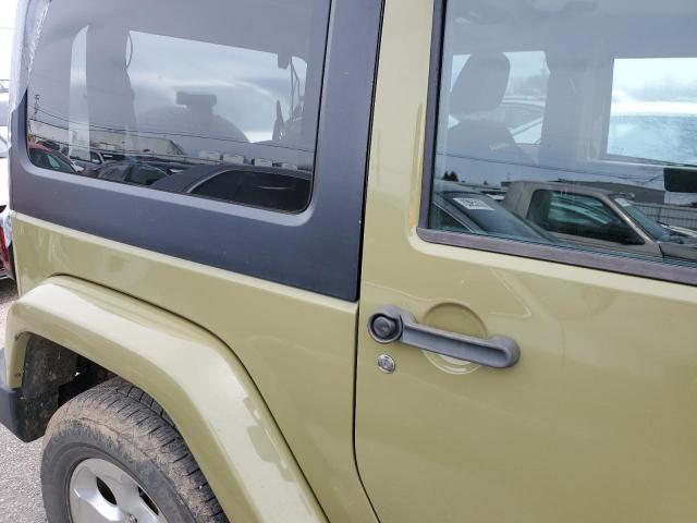 1C4AJWBG9DL684601 - 2013 JEEP WRANGLER SAHARA GREEN photo 10