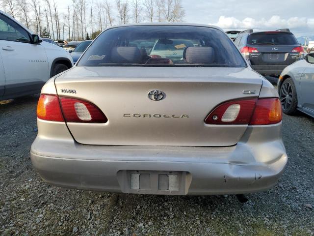 1NXBR12E2YZ347018 - 2000 TOYOTA COROLLA VE BEIGE photo 6