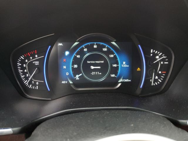 5NMS33AD7LH277347 - 2020 HYUNDAI SANTA FE SEL Կարմիր լուսանկար 9