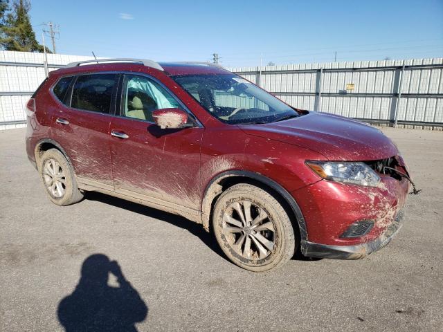 5N1AT2MT7FC787768 - 2015 NISSAN ROGUE S RED photo 4