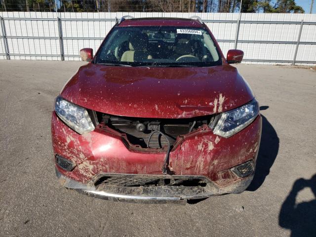 5N1AT2MT7FC787768 - 2015 NISSAN ROGUE S RED photo 5