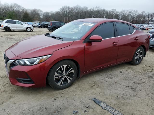 3N1AB8CV1LY239042 - 2020 NISSAN SENTRA SV RED photo 1