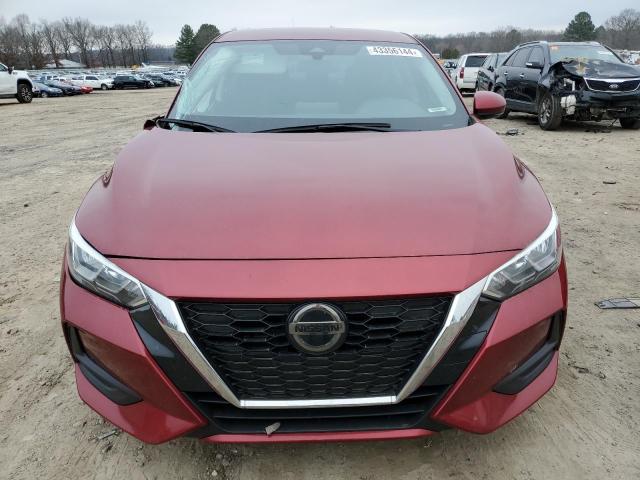 3N1AB8CV1LY239042 - 2020 NISSAN SENTRA SV RED photo 5