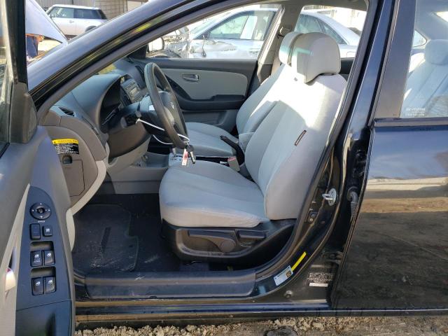 KMHDU46D78U514774 - 2008 HYUNDAI ELANTRA GLS BLACK photo 7