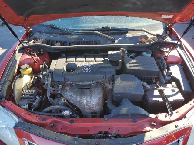 4T4BF3EK0AR027438 - 2010 TOYOTA CAMRY BASE RED photo 11