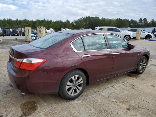 1HGCR2F38FA055185 - 2015 HONDA ACCORD LX BURGUNDY photo 3