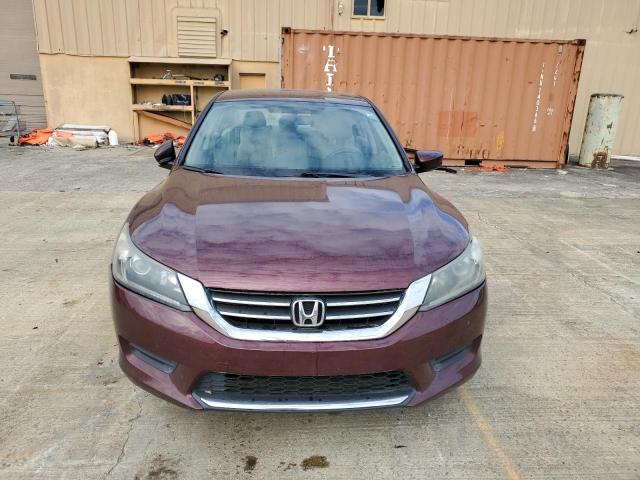 1HGCR2F38FA055185 - 2015 HONDA ACCORD LX BURGUNDY photo 5