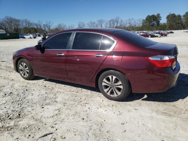 1HGCR2F36FA064435 - 2015 HONDA ACCORD LX BURGUNDY photo 2