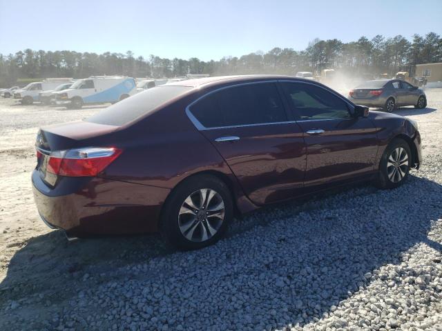 1HGCR2F36FA064435 - 2015 HONDA ACCORD LX BURGUNDY photo 3