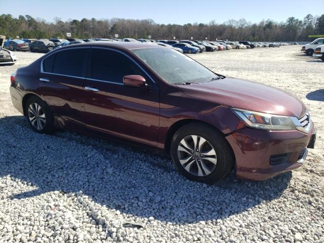 1HGCR2F36FA064435 - 2015 HONDA ACCORD LX BURGUNDY photo 4