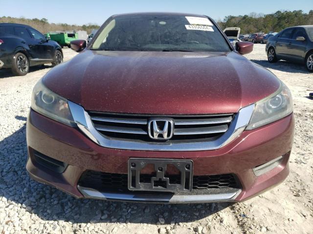 1HGCR2F36FA064435 - 2015 HONDA ACCORD LX BURGUNDY photo 5