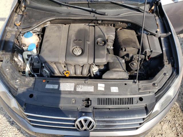 1VWBP7A3XDC034082 - 2013 VOLKSWAGEN PASSAT SE GRAY photo 11