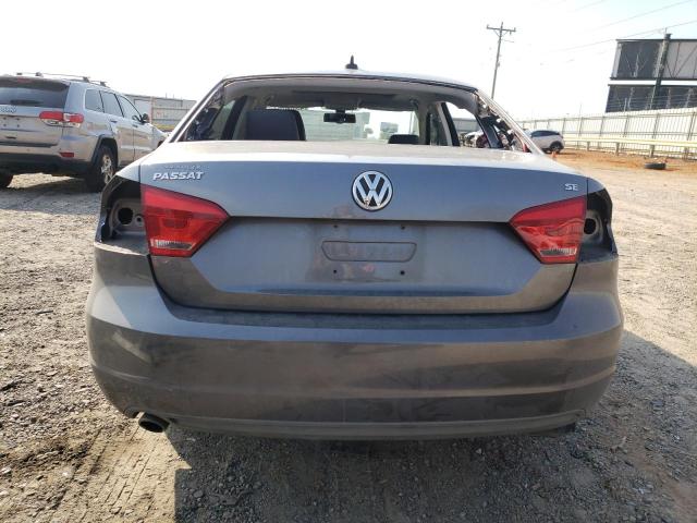 1VWBP7A3XDC034082 - 2013 VOLKSWAGEN PASSAT SE GRAY photo 6