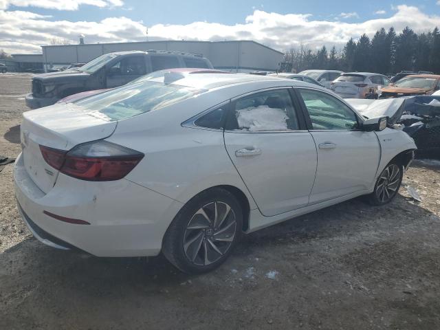 19XZE4F90ME007694 - 2021 HONDA INSIGHT TOURING WHITE photo 3