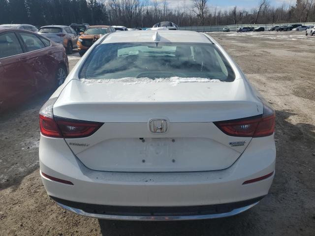 19XZE4F90ME007694 - 2021 HONDA INSIGHT TOURING WHITE photo 6