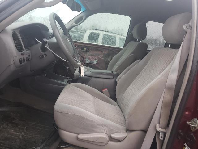 5TBBT44105S467250 - 2005 TOYOTA TUNDRA ACCESS CAB SR5 RED photo 7