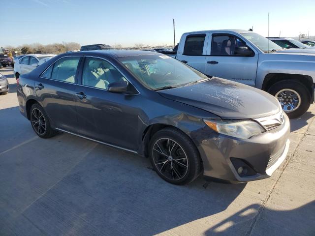 4T4BF1FK1DR304346 - 2013 TOYOTA CAMRY L GRAY photo 4
