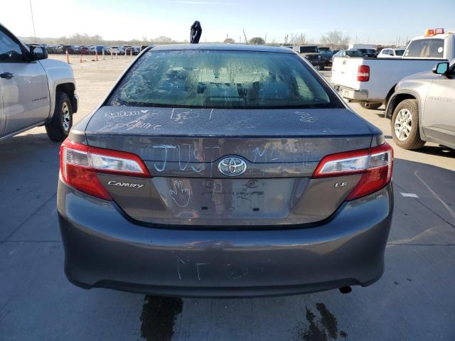 4T4BF1FK1DR304346 - 2013 TOYOTA CAMRY L GRAY photo 6